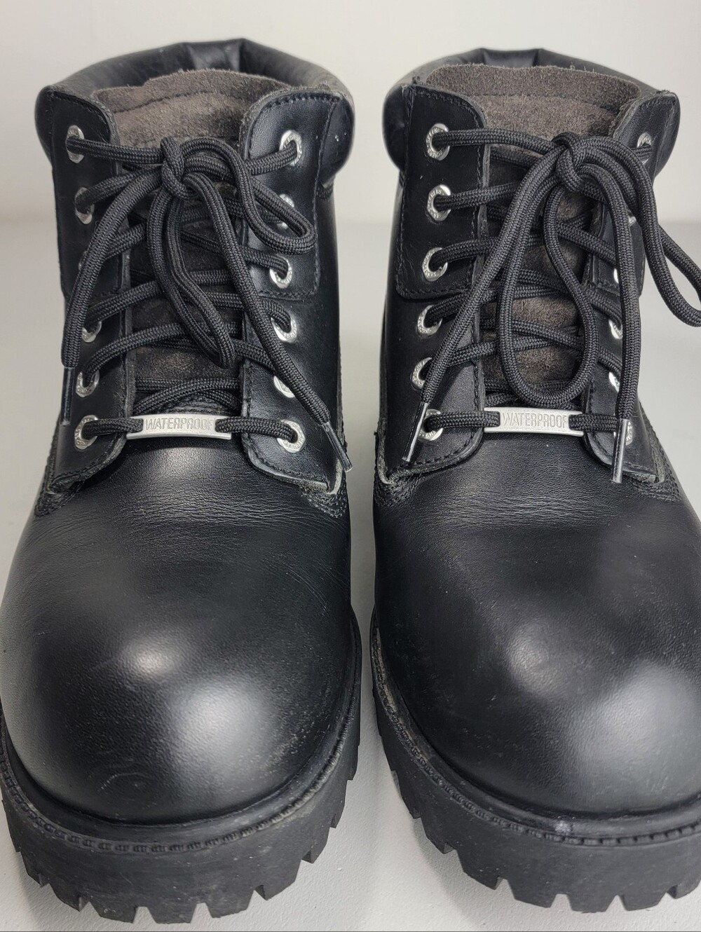 Skechers Sergeants Verdict 4442EW Men's 13 EW Black Leather Soft Toe Work Boots
